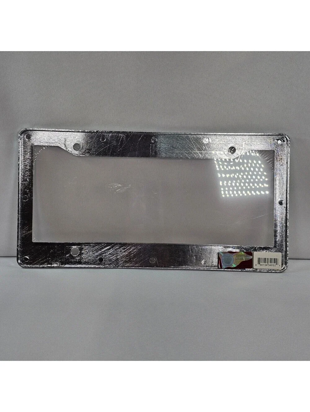 Indiana University Hoosiers License Plate Frame Chrome IU Logo Team Sports NEW